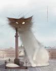 Прикрепленное изображение: Кот и Александровская колонна.jpg