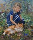 Прикрепленное изображение: Salnikova-Elena-Young-Girl-with-Cat.jpg